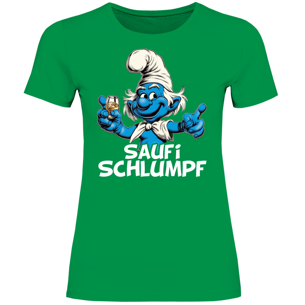 Saufi Schlumpf Grafik - Damenshirt