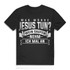 Was würde Jesus tun Shirt – Lustiger Spruch für Männer mit Weinhumor Black