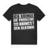 Ich bringe die Probleme du bringst den Alkohol – Herren Shirt mit Sarkasmus Black