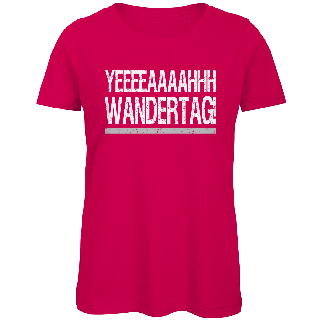 YEEEAH Wandertag! - Damen Premium Bio T-Shirt