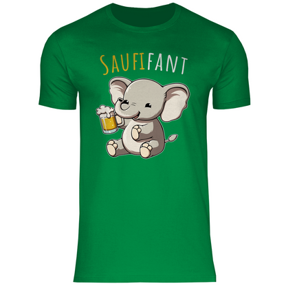 Saufifant - Herren Shirt Kelly Green