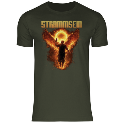 Strammsein Du Ich Wir Bier - Herren Shirt Urban Khaki