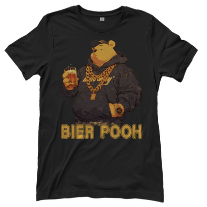 Winnie the Bier Pooh - Damenshirt Black