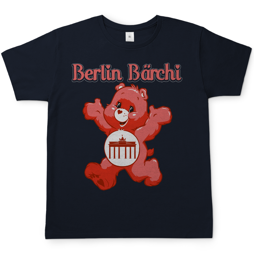 Berlin Bärchi - Glücksbärchi - Herren Shirt Navy