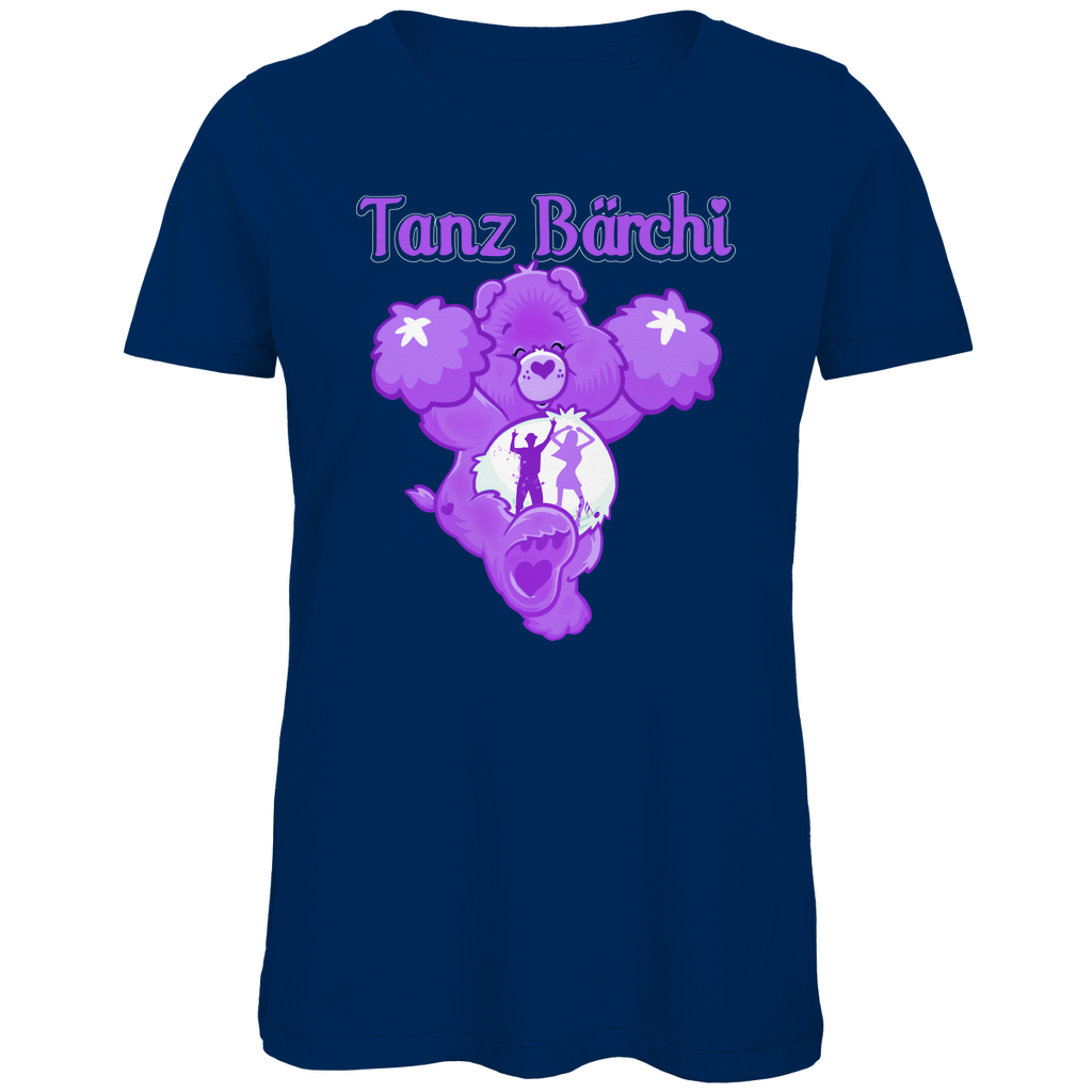 Tanz Bärchi - Glücksbärchi - Damen Premium Bio T-Shirt Navy