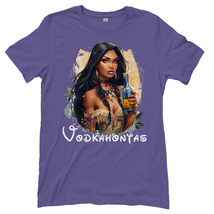 Vodkahontas Retro - Damenshirt Millennial Lilac
