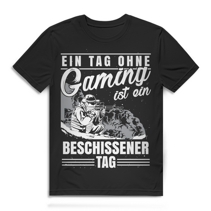 Ein Tag ohne Gaming ist beschissen – Lustiges Männer T-Shirt für Zocker
