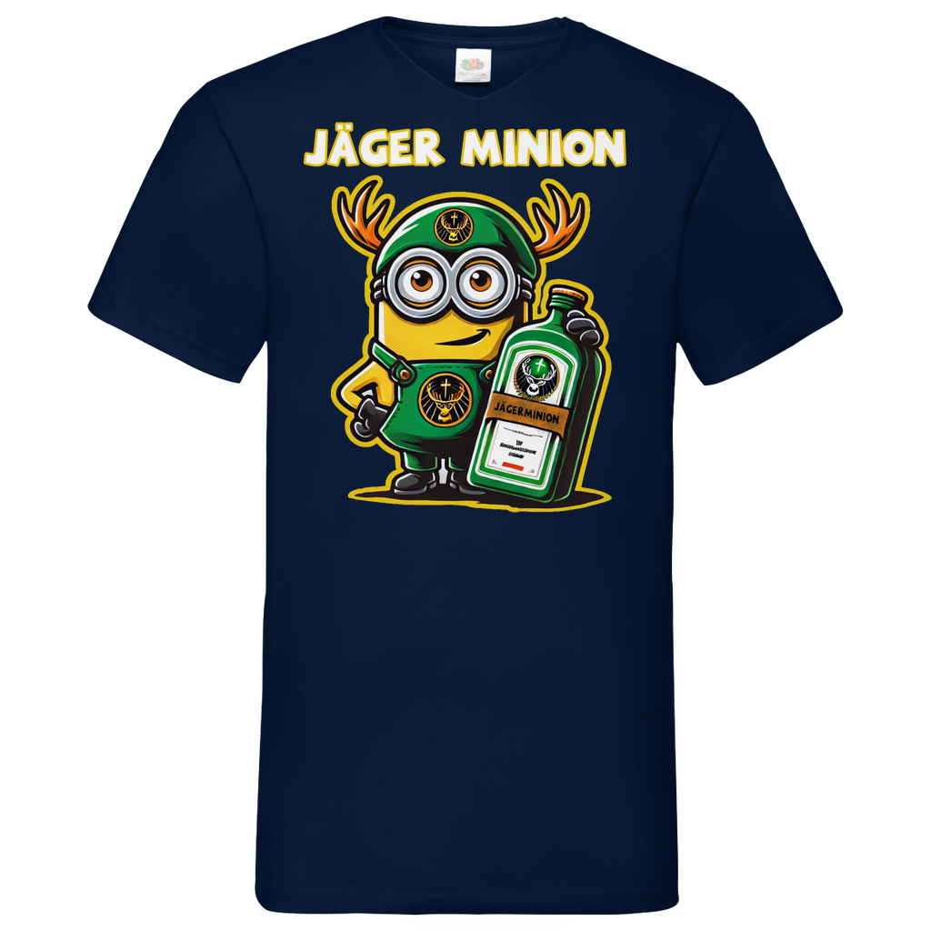 Jäger Minion - Herren V-Neck Shirt