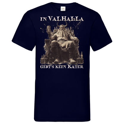 In Valhalla gibt´s kein Kater - Herren V-Neck Shirt