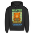 Herren Premium Bio Hoodie Wanted Glücksbärchi Wolkenland Extrem Gefährlich Süß Black Pure