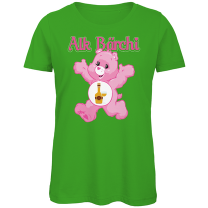 Alk Bärchi - Glücksbärchi - Damen Premium Bio T-Shirt Real Green