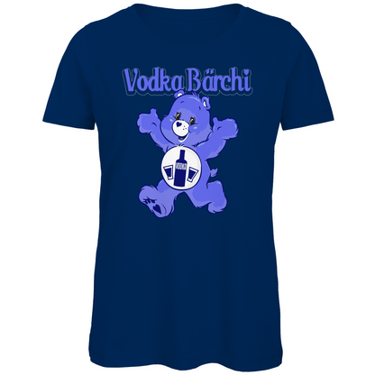 Vodka Bärchi - Glücksbärchi - Damen Premium Bio T-Shirt Navy