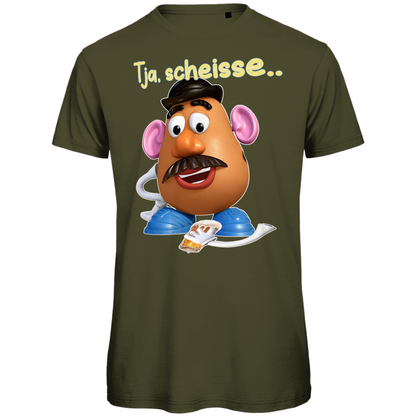 Tja, scheisse - Charlie Naseweis Toy Story - Herren Premium Bio T-Shirt Khaki