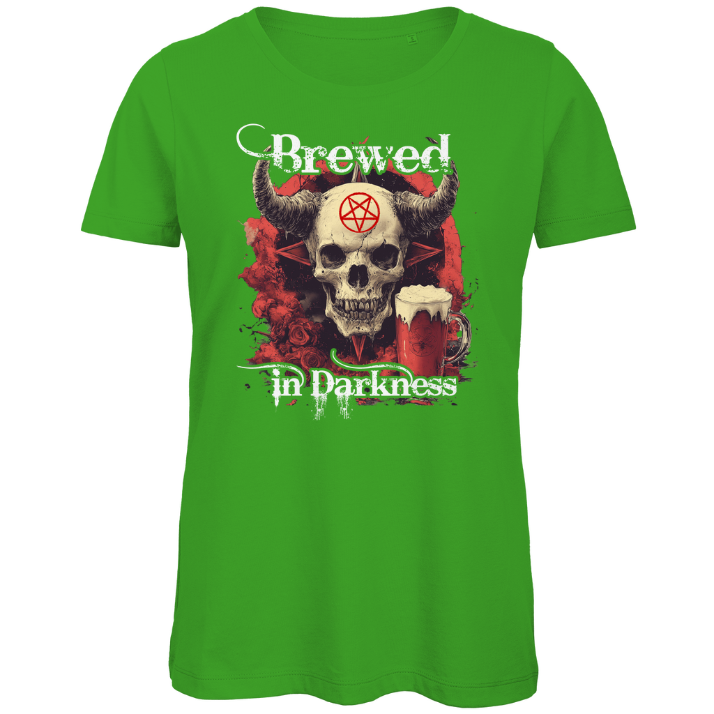 Brewed in Darkness - Damen Premium Bio T-Shirt