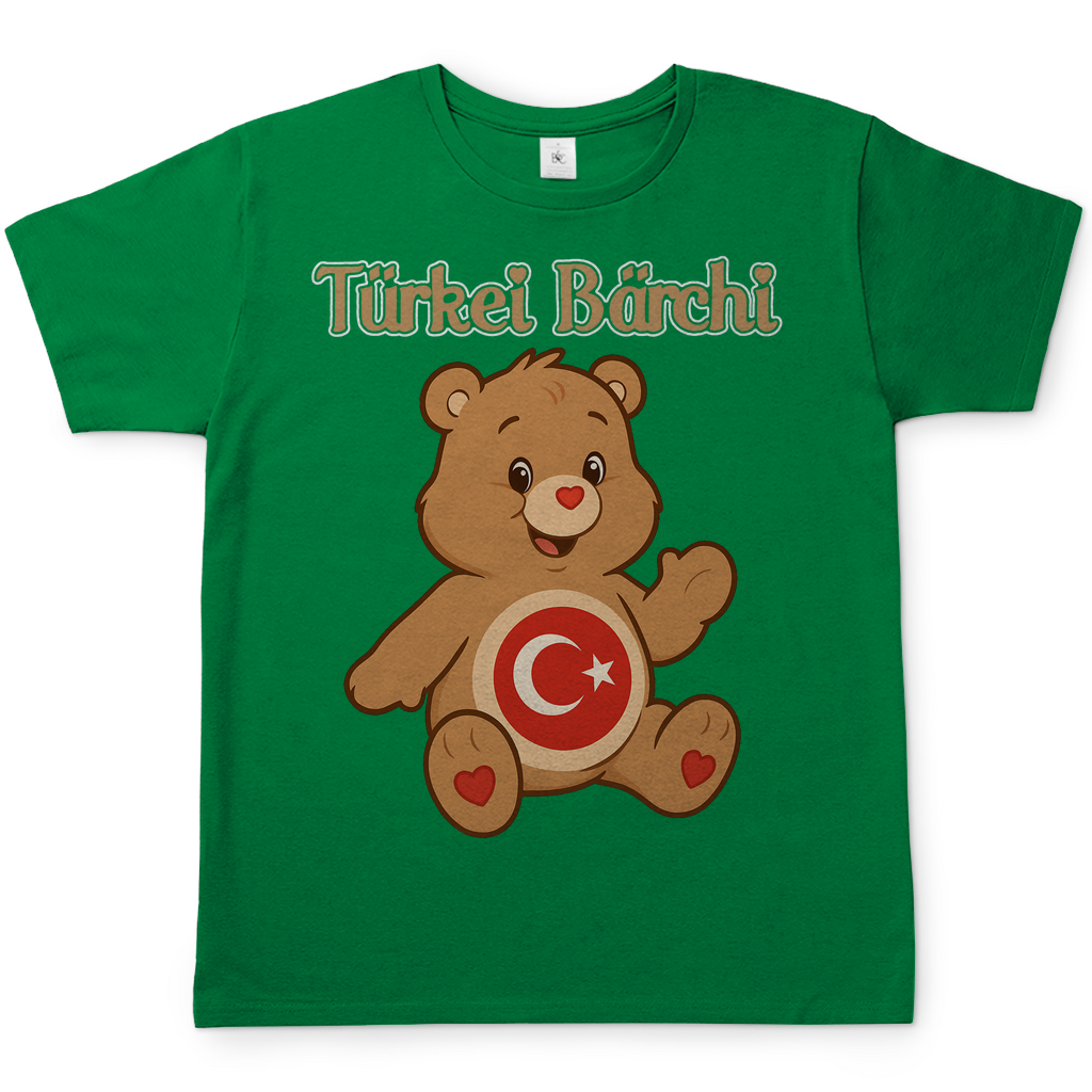 Türkei Bärchi - Glücksbärchi - Herren T-Shirt Kelly Green