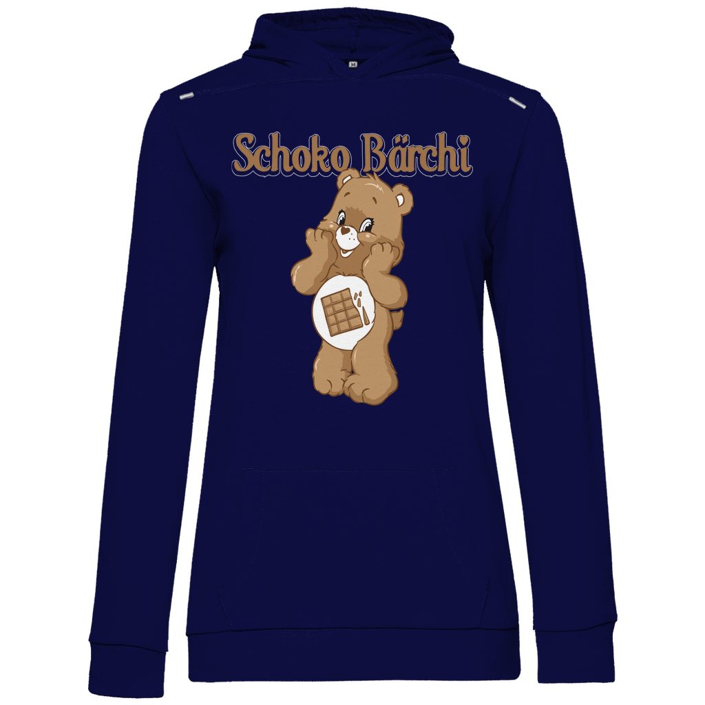 Schoko Bärchi - Glücksbärchi - Damen Hoodie Navy Blue