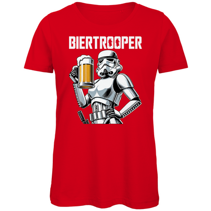 Biertrooper - Star Wars Stormtrooper - Damen Premium Bio T-Shirt Red