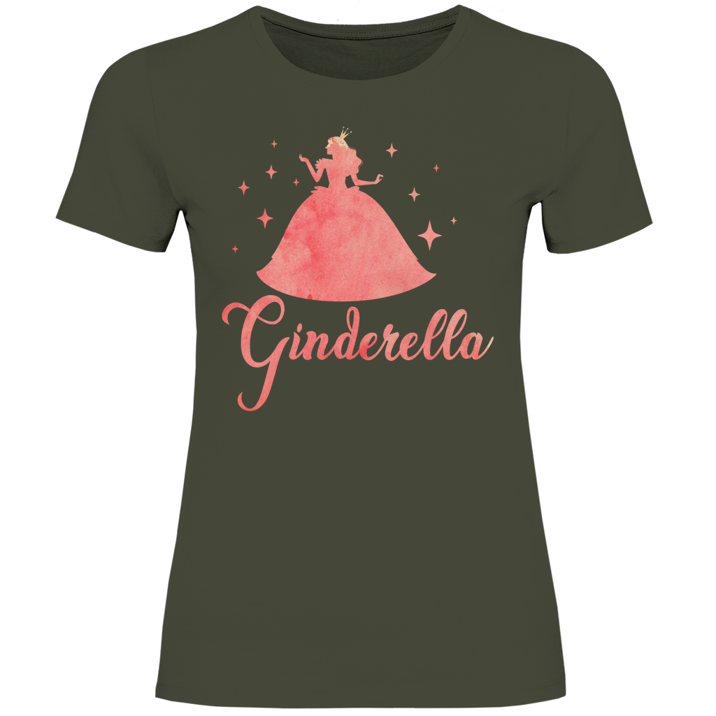 Ginderella - Prinzessin Aquarell - Damenshirt