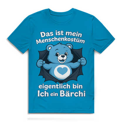 Herren Premium Bio T-Shirt Menschenkostüm eigentlich bin ich ein Bärchi Atoll