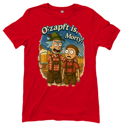 O´Zapft is Morty! Rick &amp; Morty Oktoberfest Bier - Damen T-Shirt