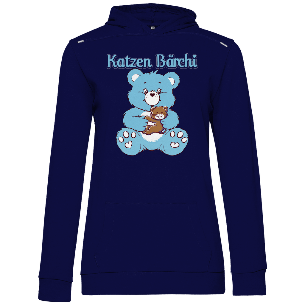 Katzen Bärchi - Glücksbärchi - Damen Hoodie Navy Blue