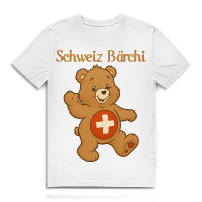 Schweiz Bärchi - Glücksbärchi - Herren Premium Bio T-Shirt