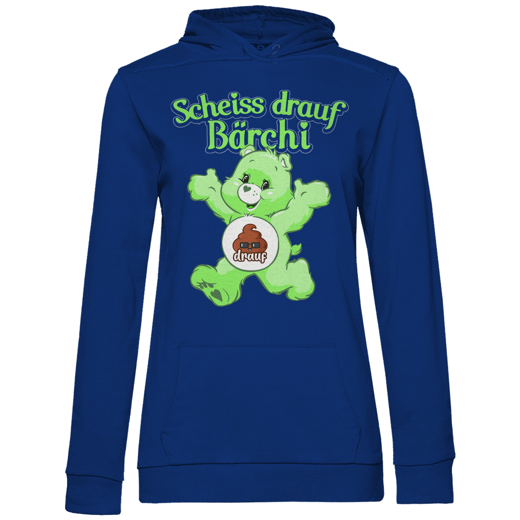 Scheiss drauf Bärchi - Glücksbärchi - Damen Hoodie Royal