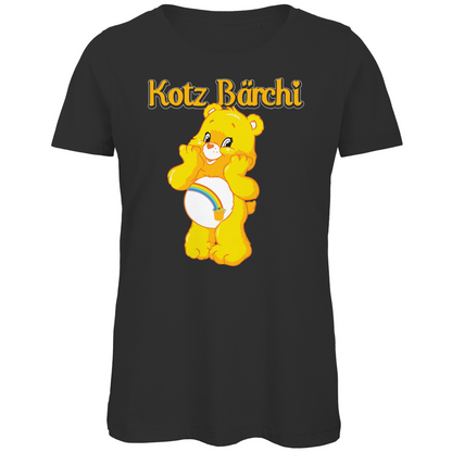 Kotz Bärchi - Glücksbärchi - Damen Premium Bio T-Shirt Black