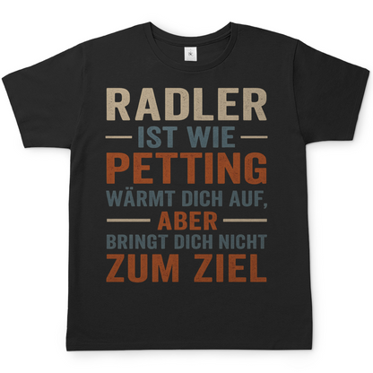 Radler ist wie Petting - Herren T-Shirt