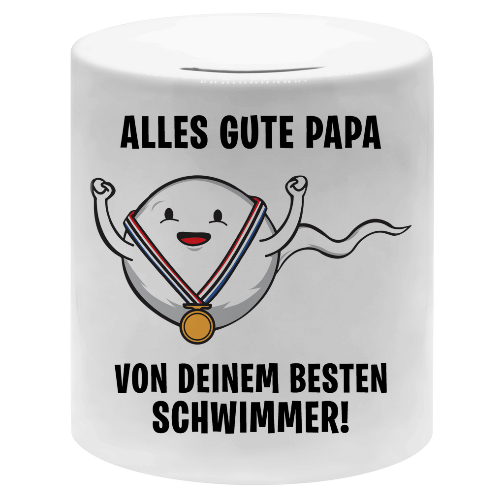 Alles gute Papa von deinem besten Schwimmer! - Sparbüchse Money Box White One size
