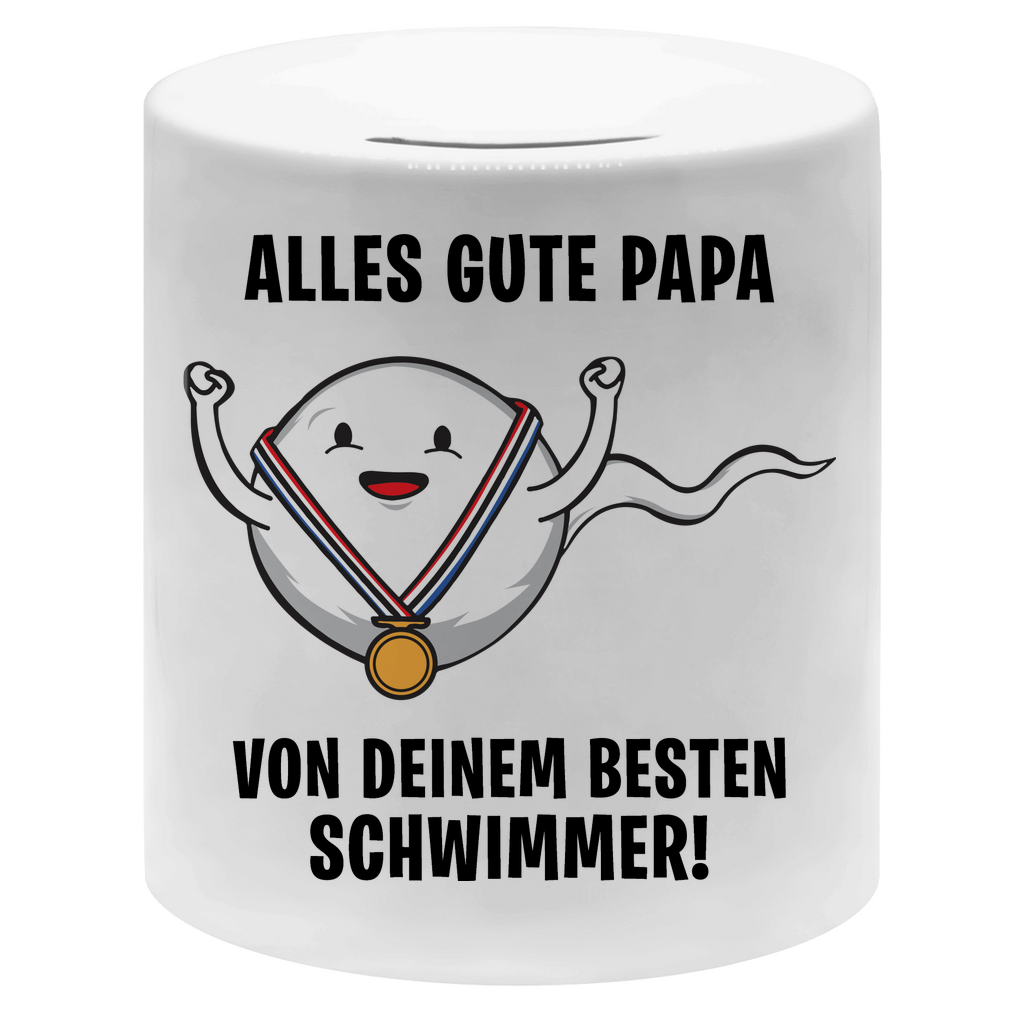 Alles gute Papa von deinem besten Schwimmer! - Sparbüchse Money Box