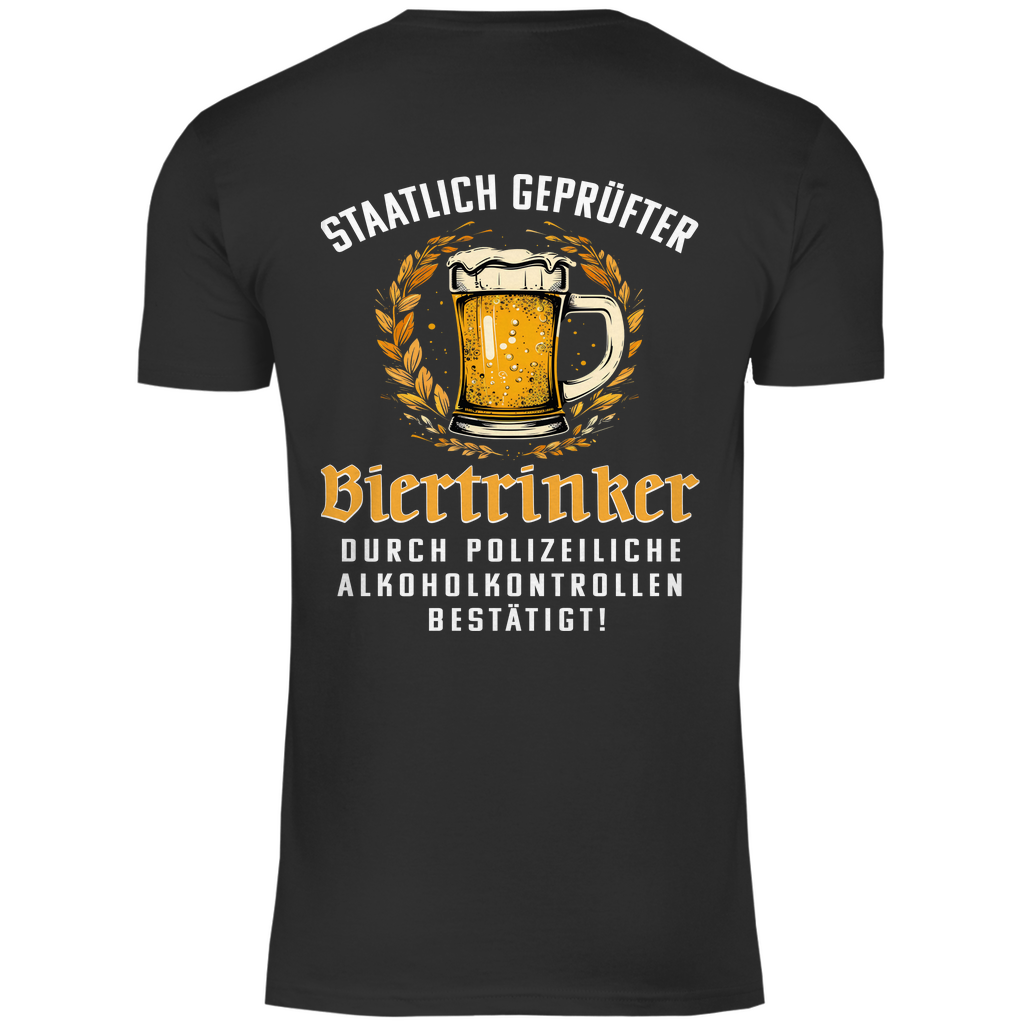 Staatlich geprüfter Biertrinker - Herren Shirt