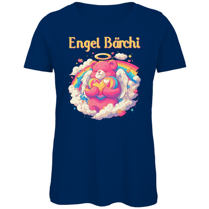 Engel Bärchi - Glücksbärchi - Damen Premium Bio T-Shirt Navy