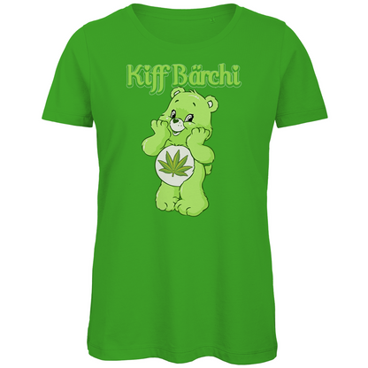 Kiff Bärchi - Glücksbärchi - Damen Premium Bio T-Shirt Real Green