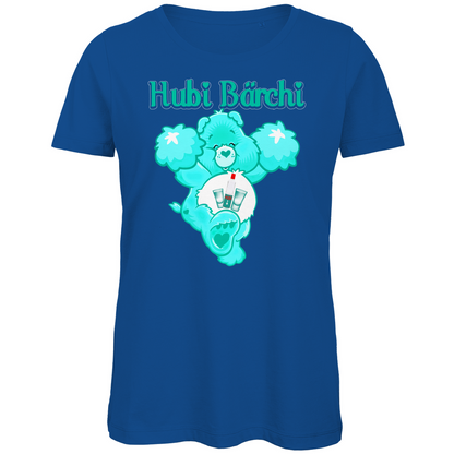 Hubi Bärchi - Glücksbärchi - Damen Premium Bio T-Shirt Royal Blue