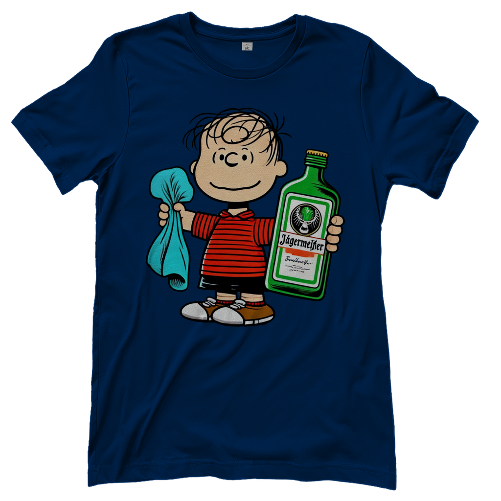 Linus van Pelt mit Jäger -  Die Peanuts - Damenshirt