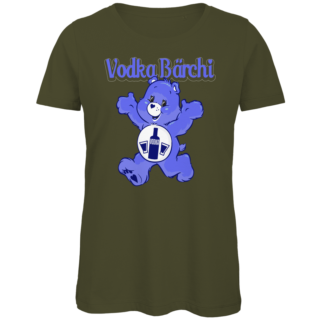 Vodka Bärchi - Glücksbärchi - Damen Premium Bio T-Shirt Khaki