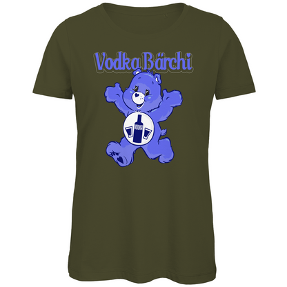 Vodka Bärchi - Glücksbärchi - Damen Premium Bio T-Shirt Khaki