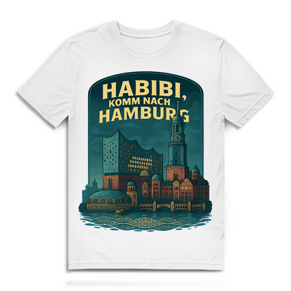 Habibi komm nach Hamburg - Herren Premium Bio T-Shirt