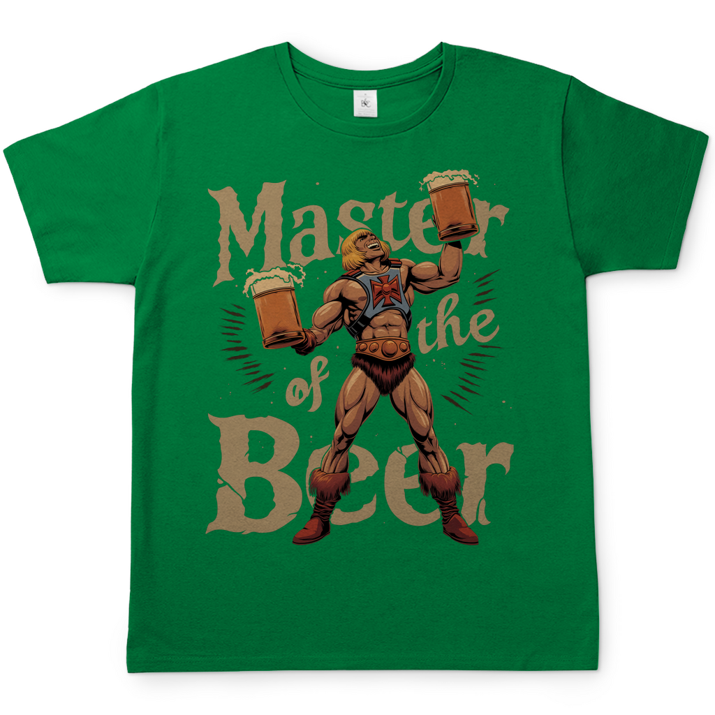 He-Man Master of the Beer - Herren T-Shirt Kelly Green