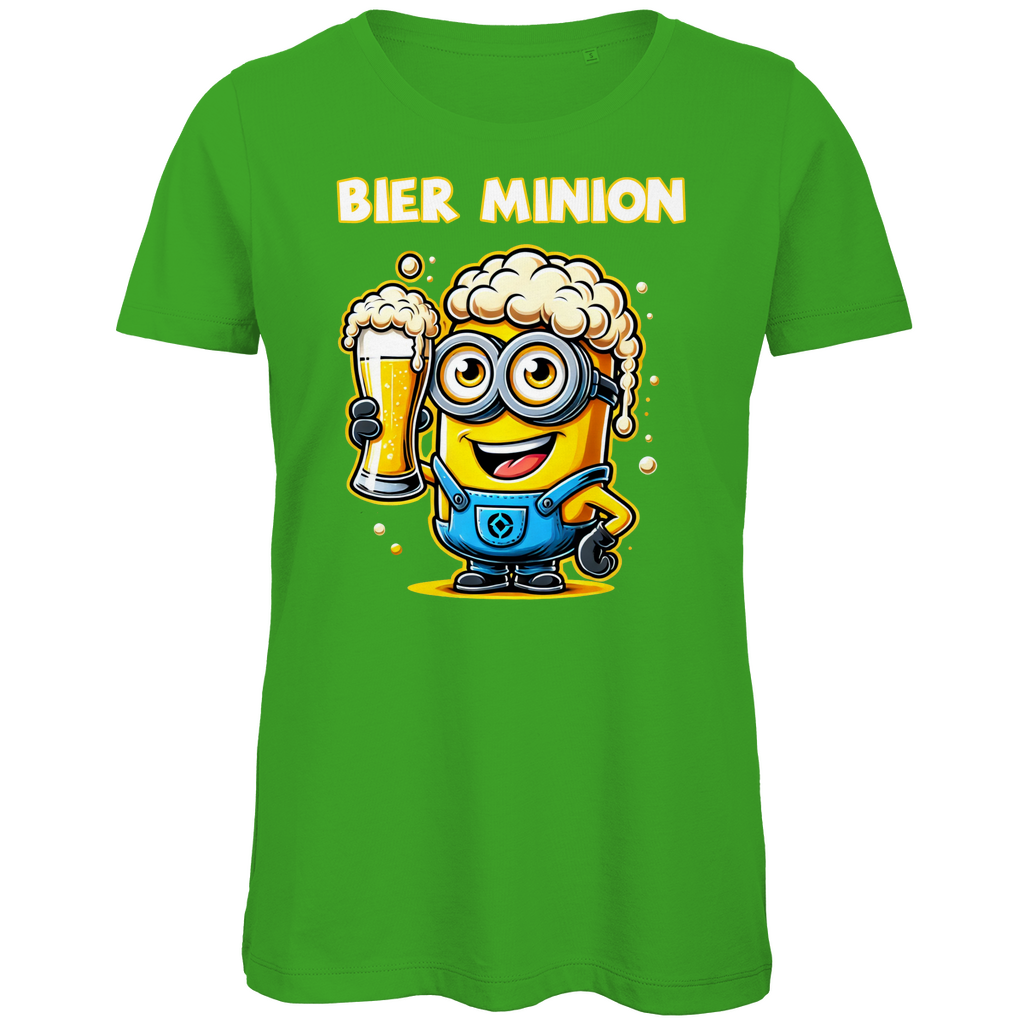 Bier Minion - Damen Premium Bio T-Shirt