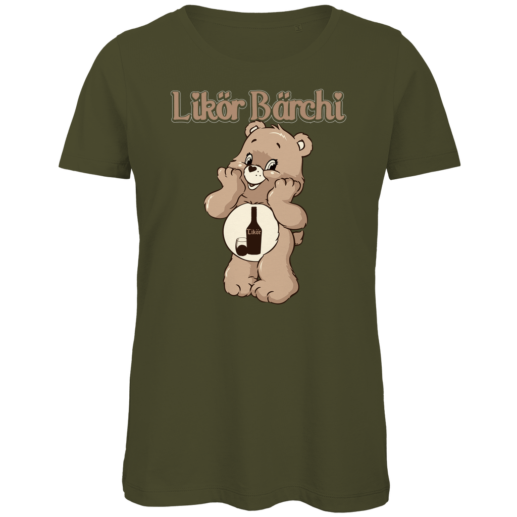 Likör Bärchi - Glücksbärchi - Damen Premium Bio T-Shirt Khaki