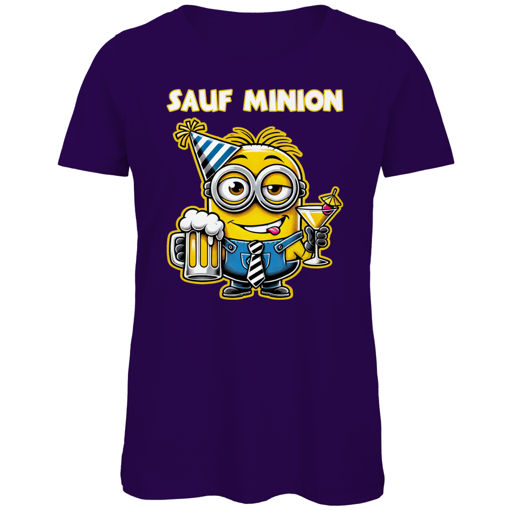 Sauf Minion - Damen Premium Bio T-Shirt