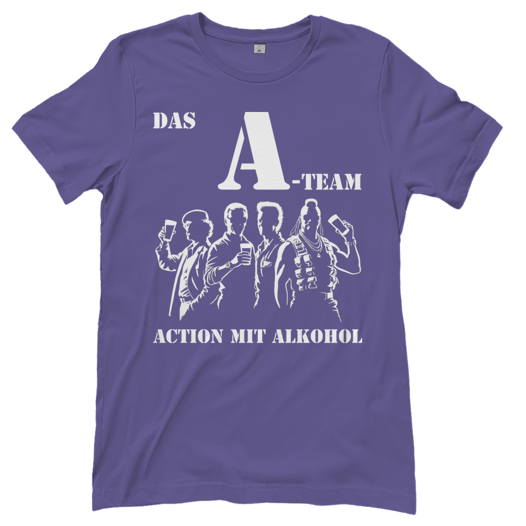 Das A-Team Action mit Alkohol - Damenshirt