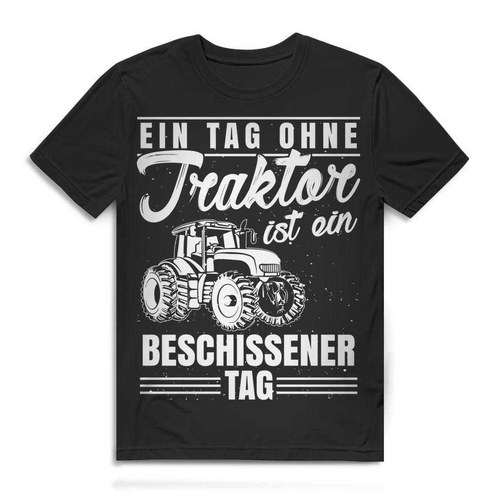 Bauernhof T-Shirt Männer – Für Traktorliebhaber mit Humor und Landstil Black