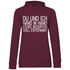 Du und ich Hand in Hand - Damen Hoodie Wine