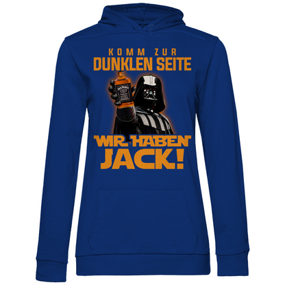 Komm zur dunklen Seite wir haben Jack Darth Vader - Damen Hoodie Royal