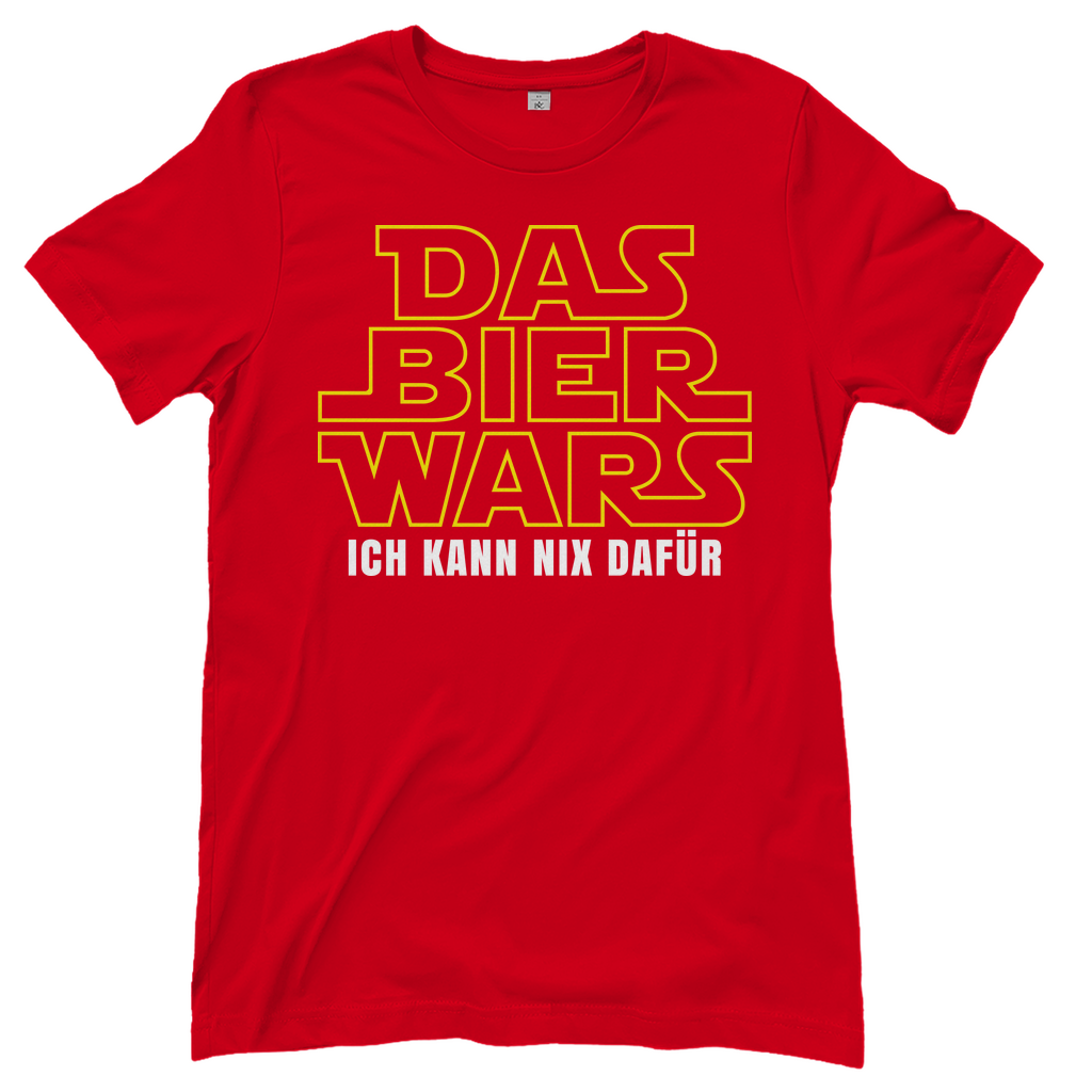 Das Bier Wars ich kann nix dafür Star Wars - Damenshirt Red