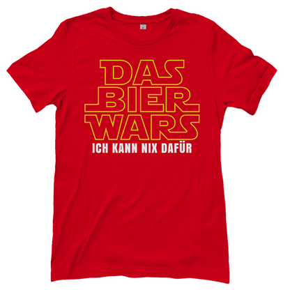 Das Bier Wars ich kann nix dafür Star Wars - Damenshirt Red