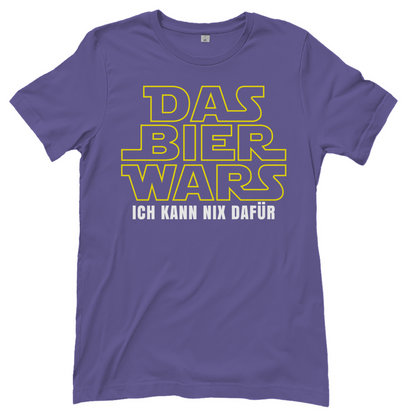 Das Bier Wars ich kann nix dafür Star Wars - Damenshirt Millennial Lilac